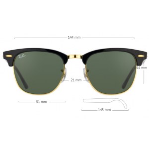 Ray Ban Clubmaster RB 3016 902/57